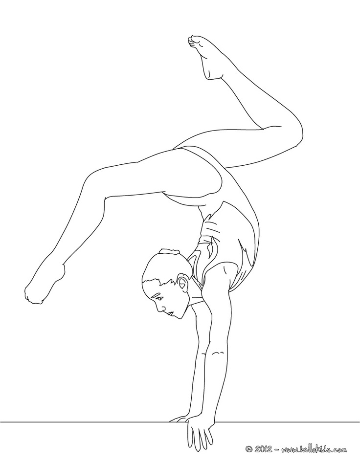 Gymnastics coloring pages 37 pictures quotes and clipart - Print Color
