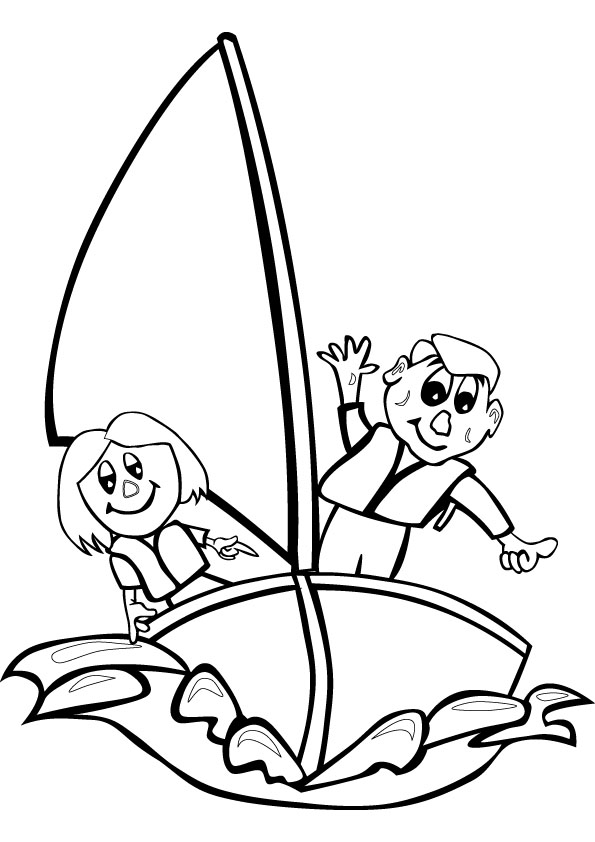 sailing coloring pages - photo #28