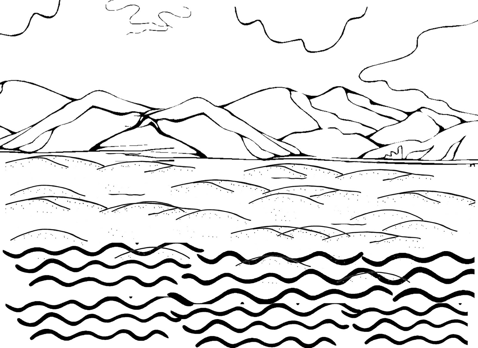 ocean waves coloring pages for kids - photo #27