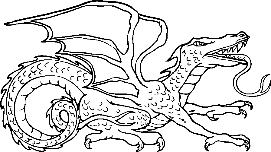  Dragons 35 Dragon coloring pages and pictures  Print Color Craft
