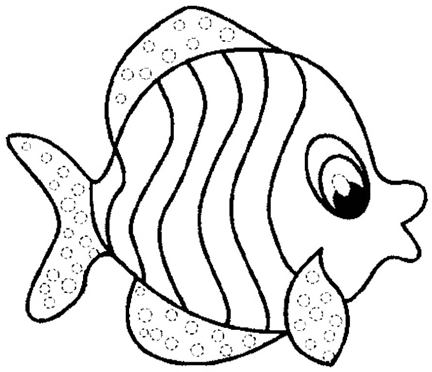 Mesmerizing beauty 39 fish coloring pages and crafts ...