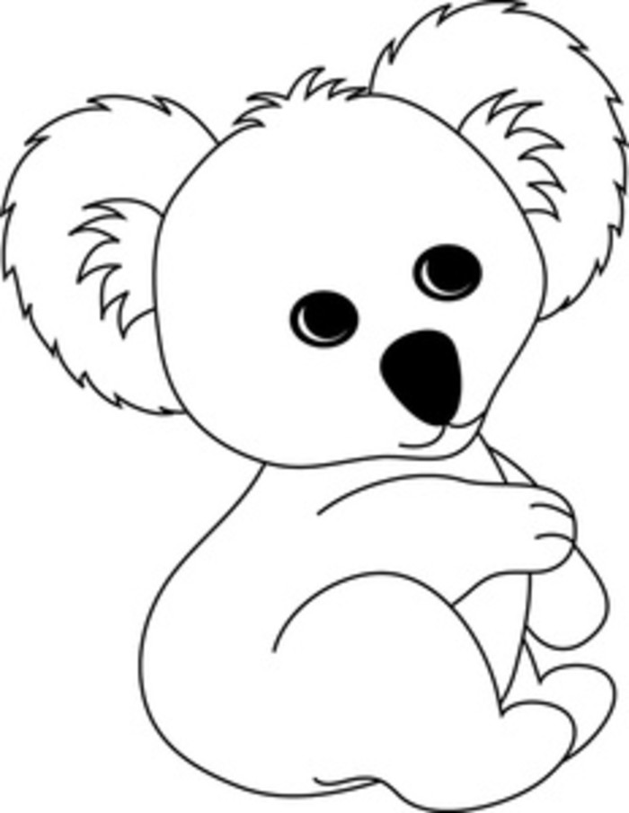 14 kids coloring pages koala Print Color Craft