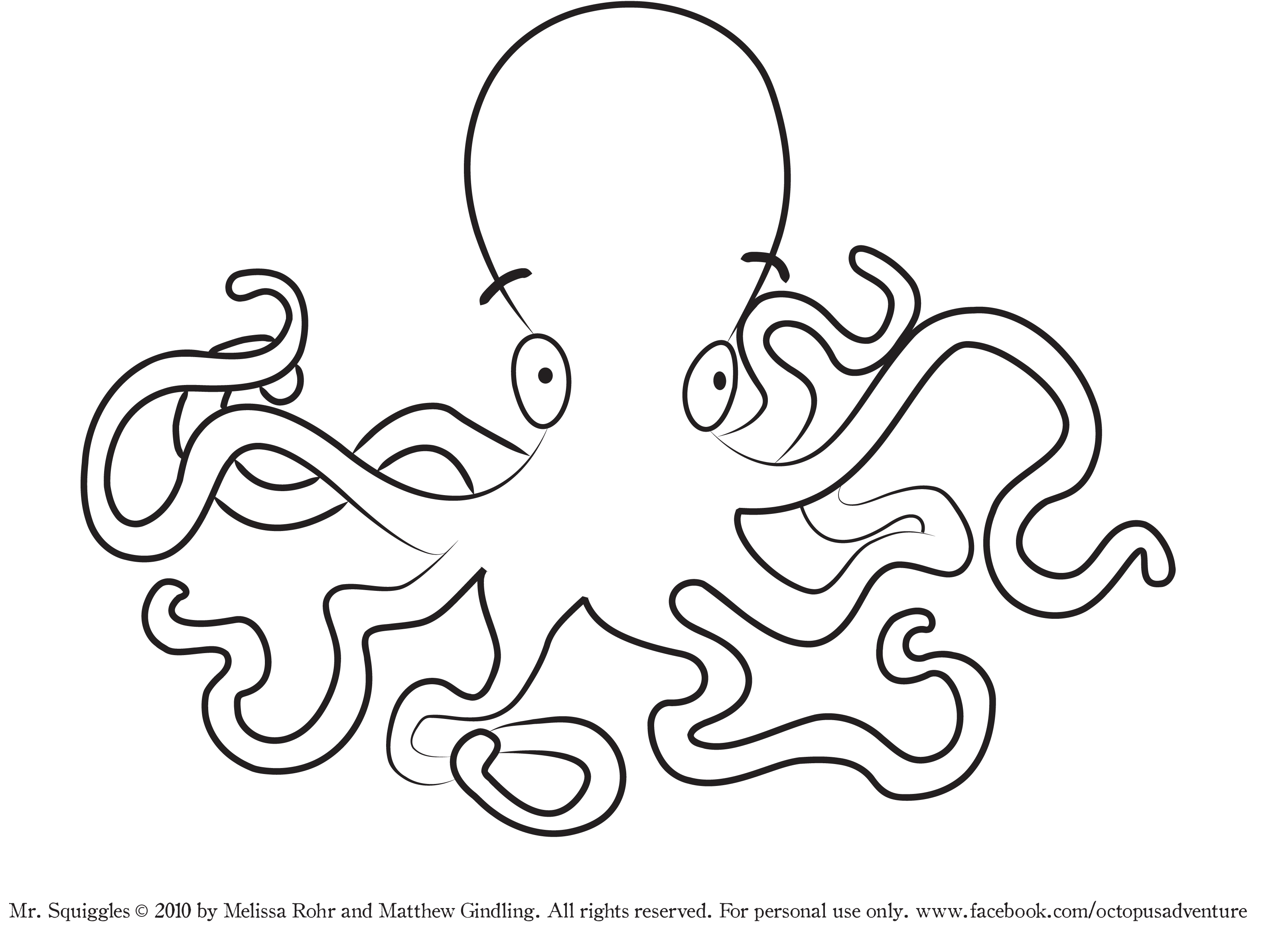 octopus coloring pages kids printable - photo #18