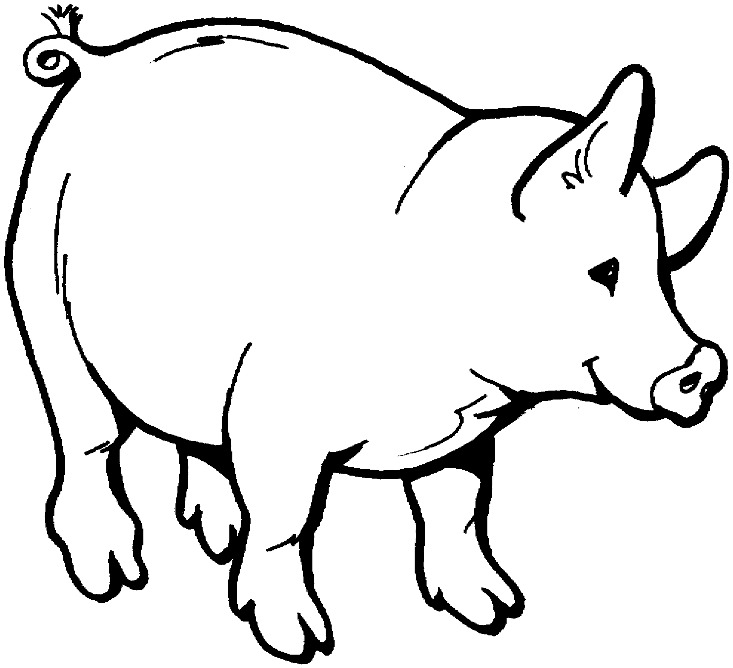 Funny creature 26 pig coloring pages for kids Print Color Craft