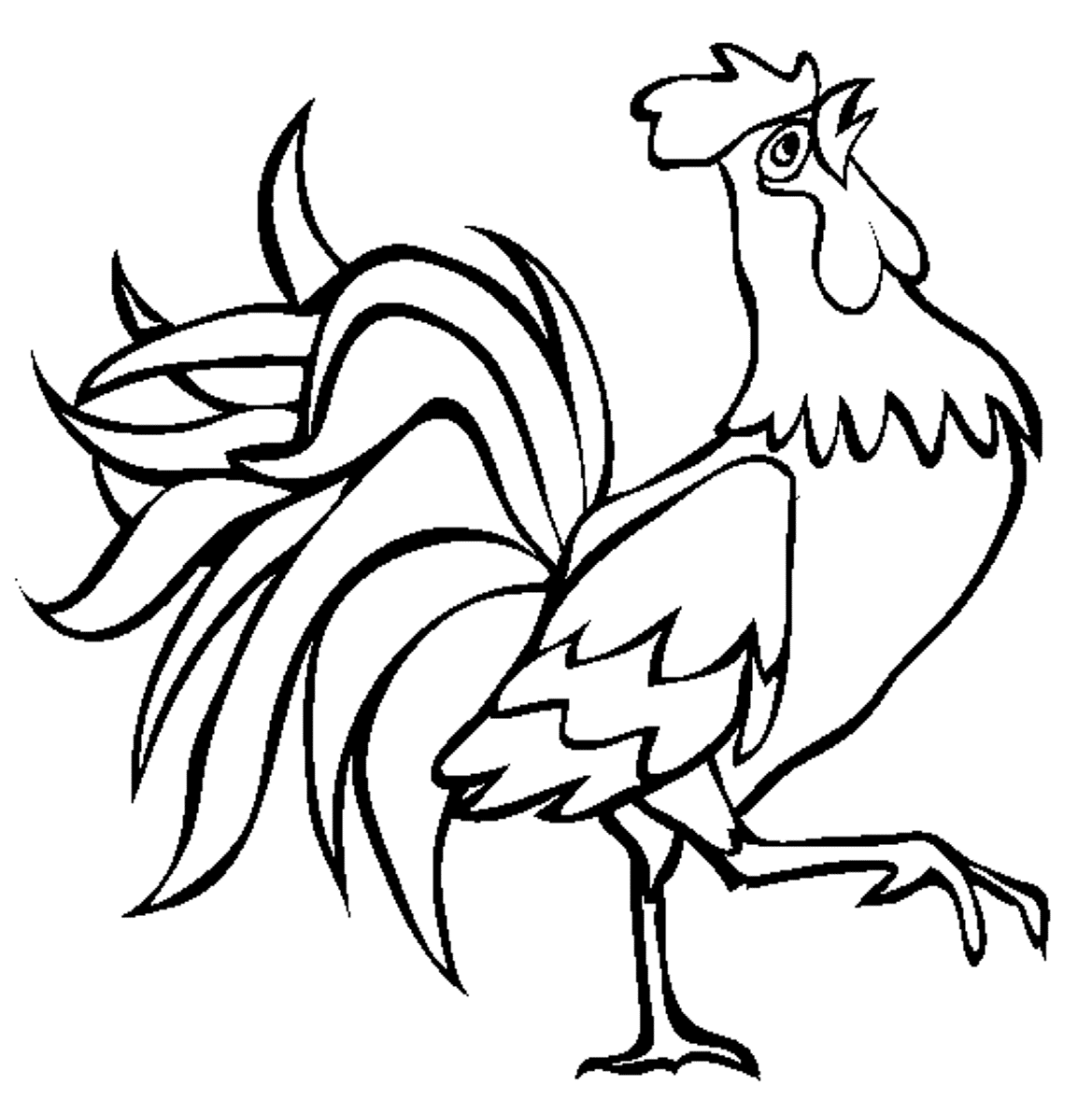 rooster coloring pages printable coloring pages
