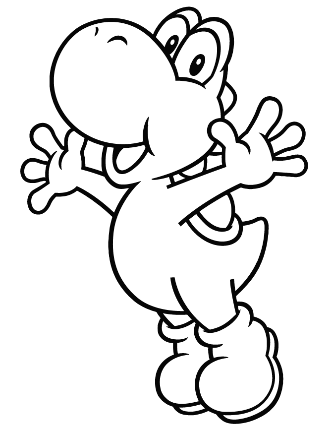23 printable yoshi coloring pages Print Color Craft