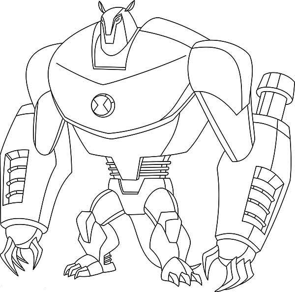 ultimate heatblast coloring pages - photo #21