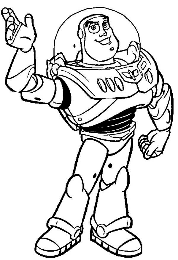 14 coloring pictures buzz lightyear Print Color Craft