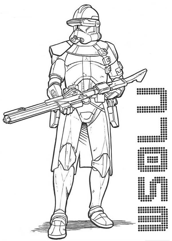14 clone trooper coloring pages - Print Color Craft