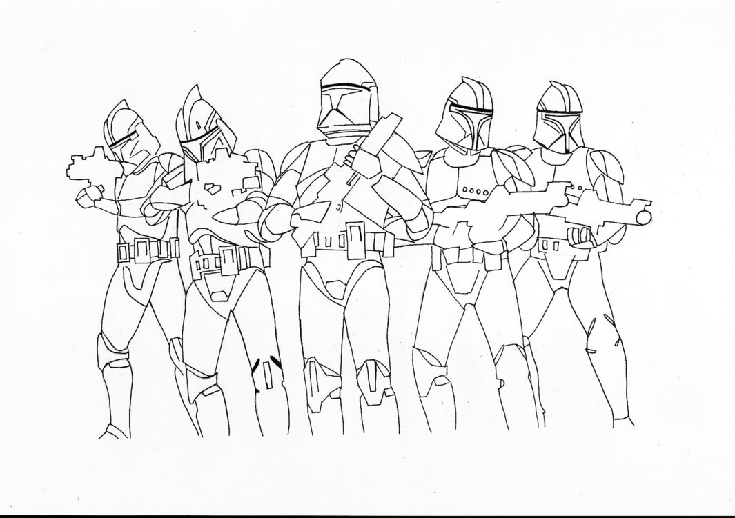kids coloring pages clone trooper printable coloring pages