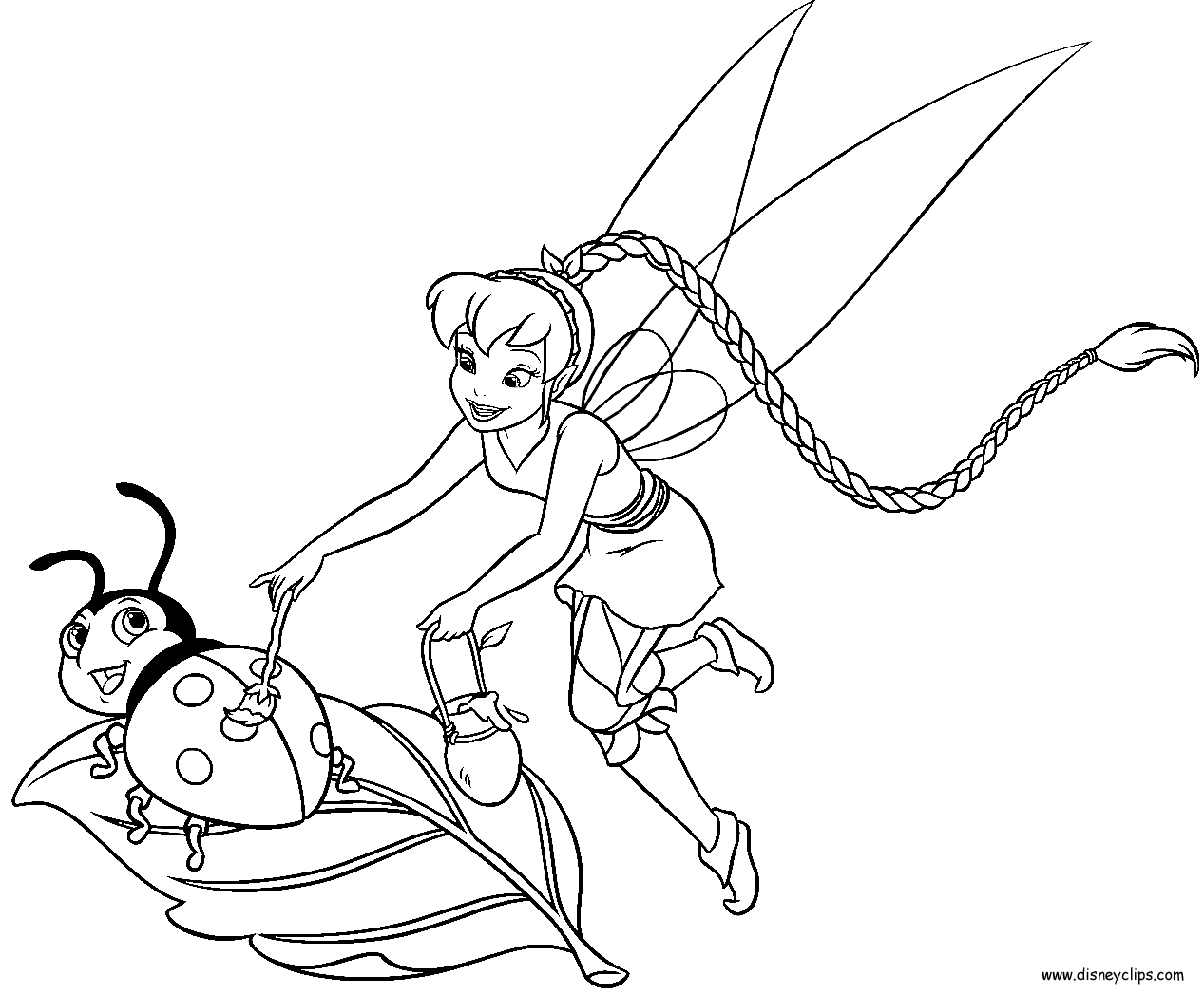 fairy disney coloring pages - photo #22