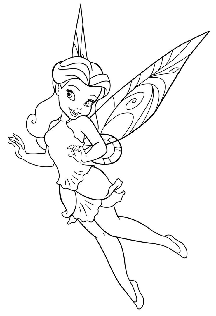fairy coloring pages free to print - photo #39