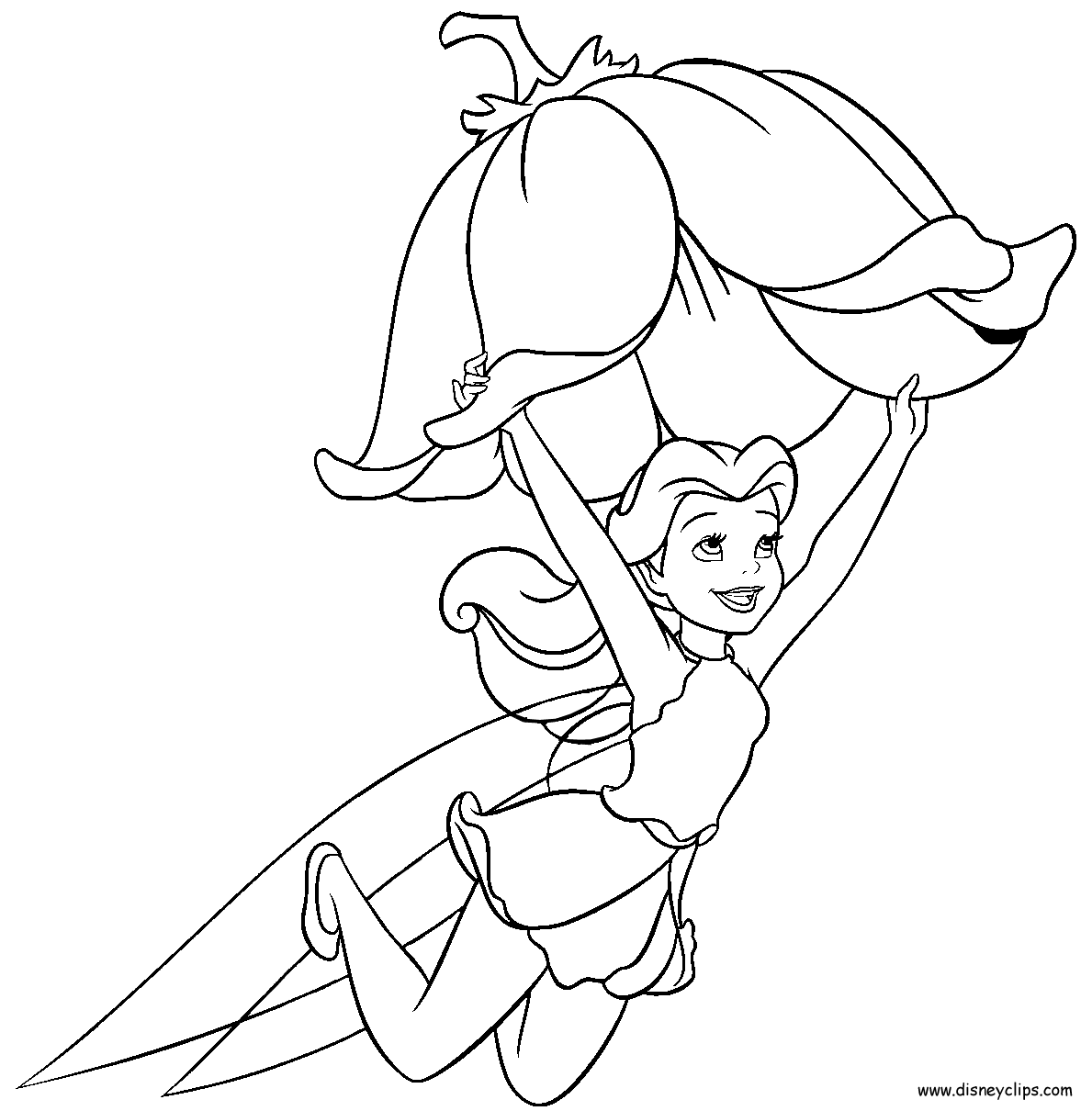 Disney Fairies Coloring Pages To Print For Free : Disney fairy