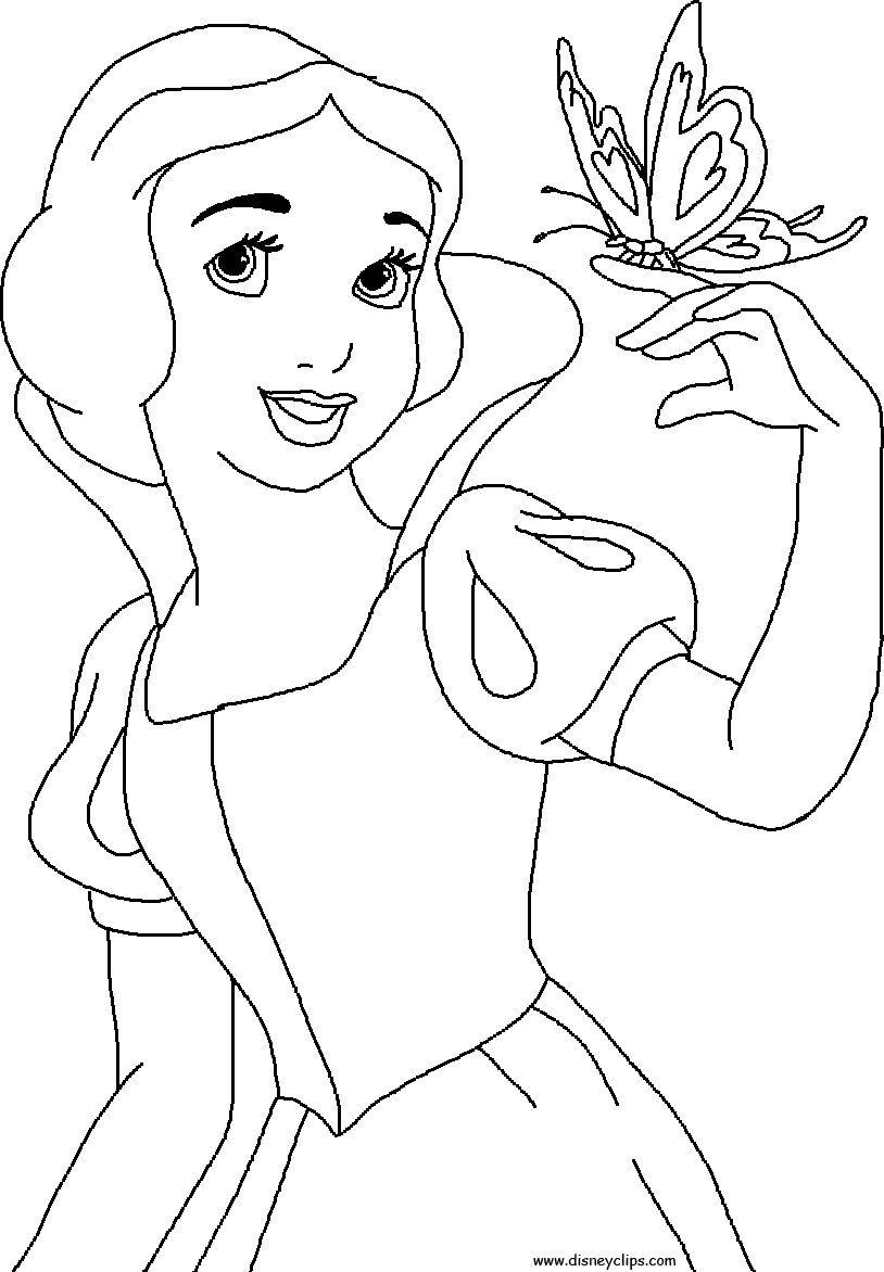 kids coloring pages disney princess printable coloring pages