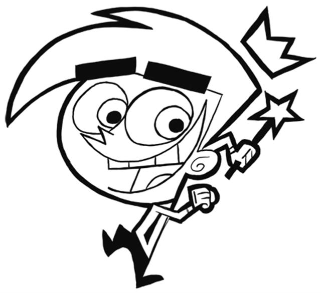 fairly oddparents coloring pages to print - photo #12