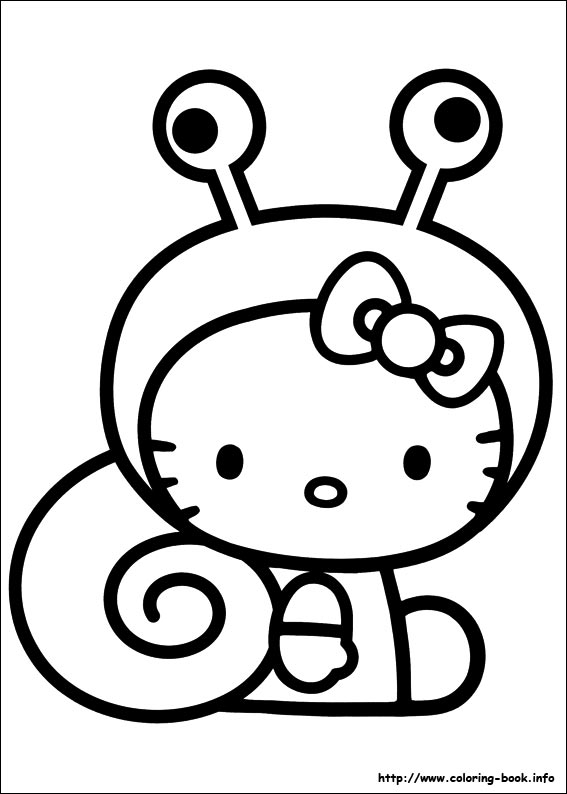 smart hello kitty coloring pages - photo #27
