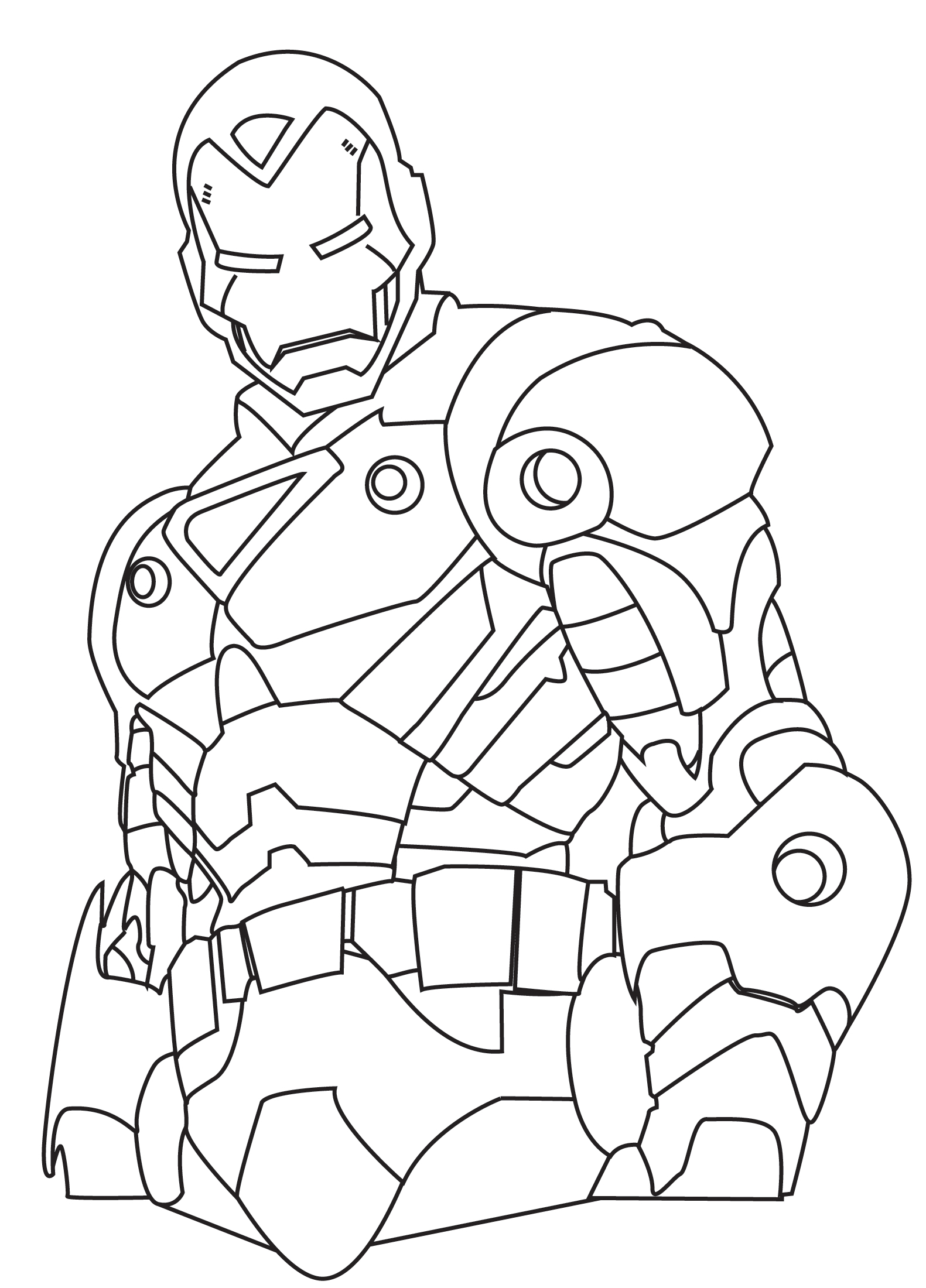 man coloring pages for kids - photo #28