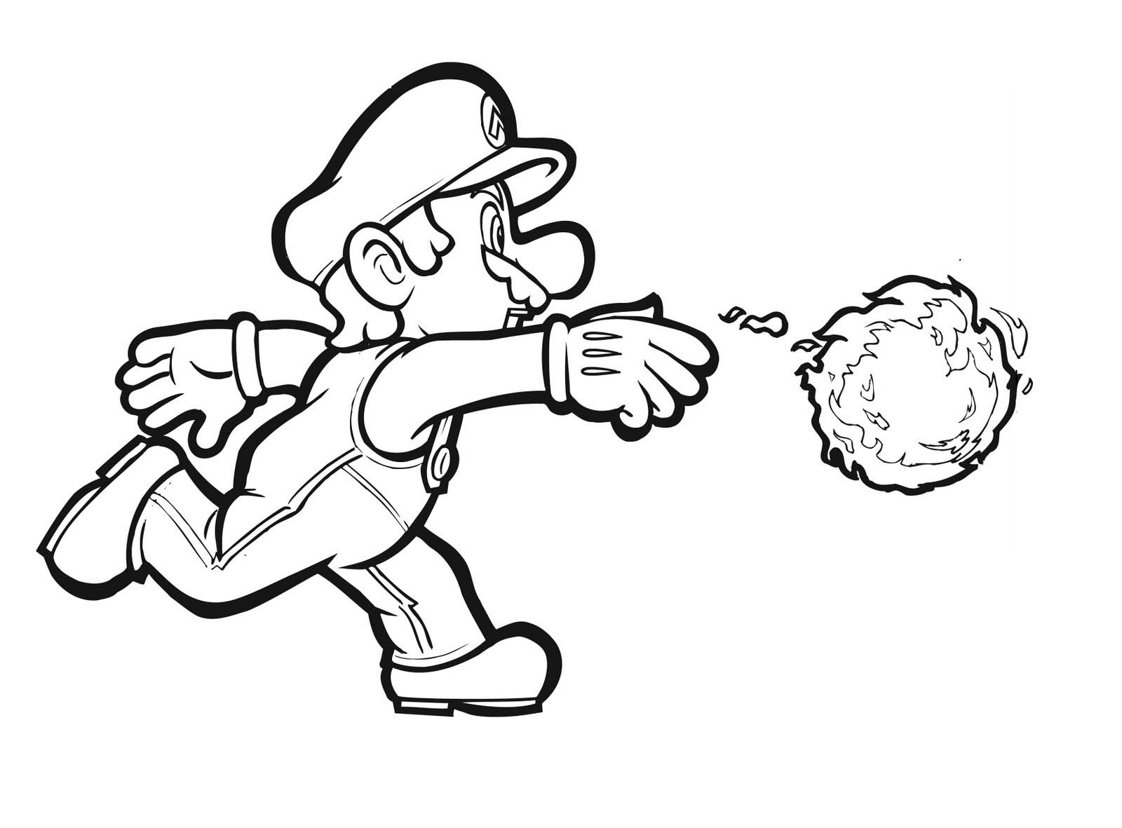 kids coloring pages mario printable coloring pages