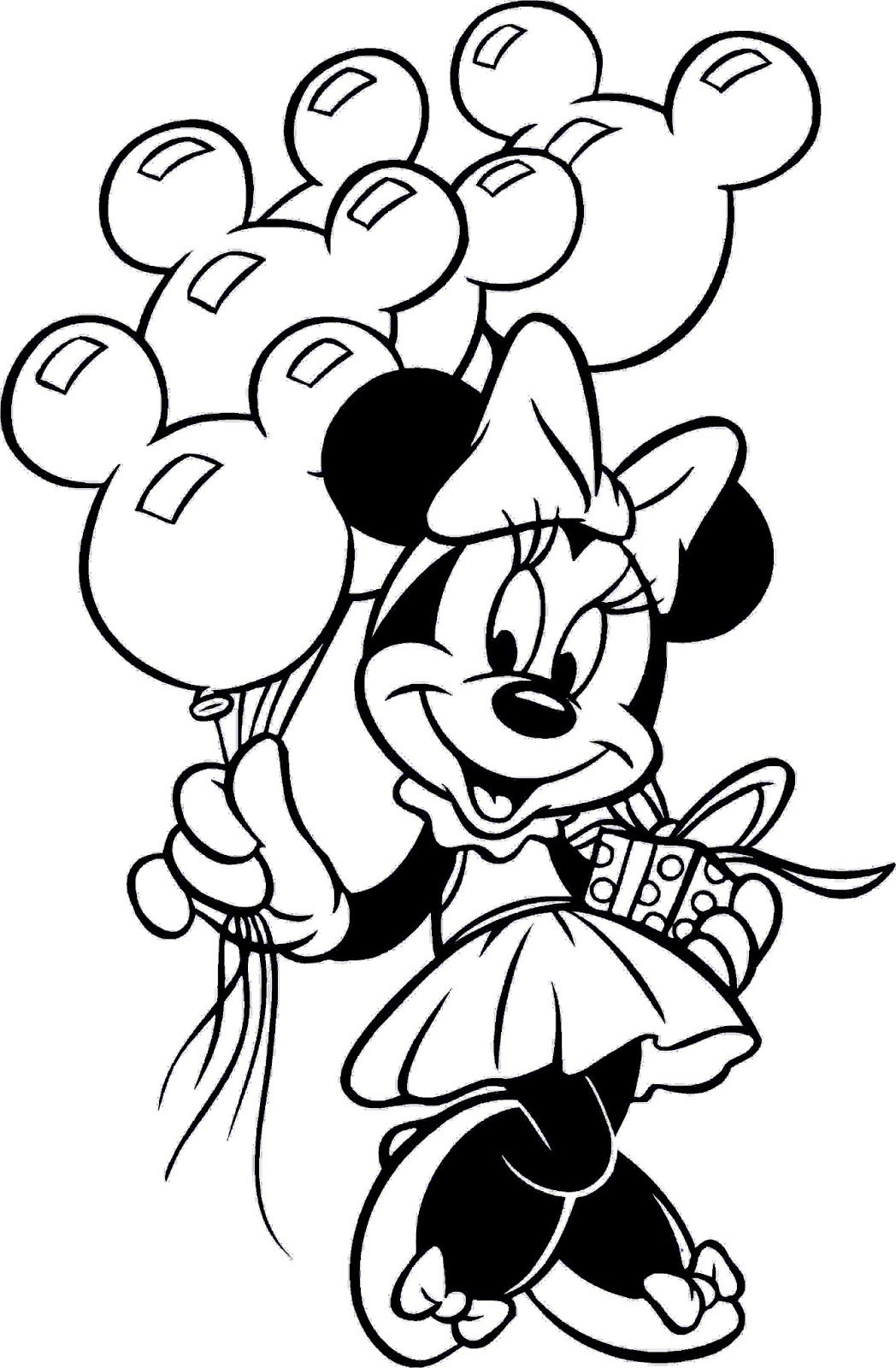 The girl 14 Minnie mouse coloring pages Print Color Craft