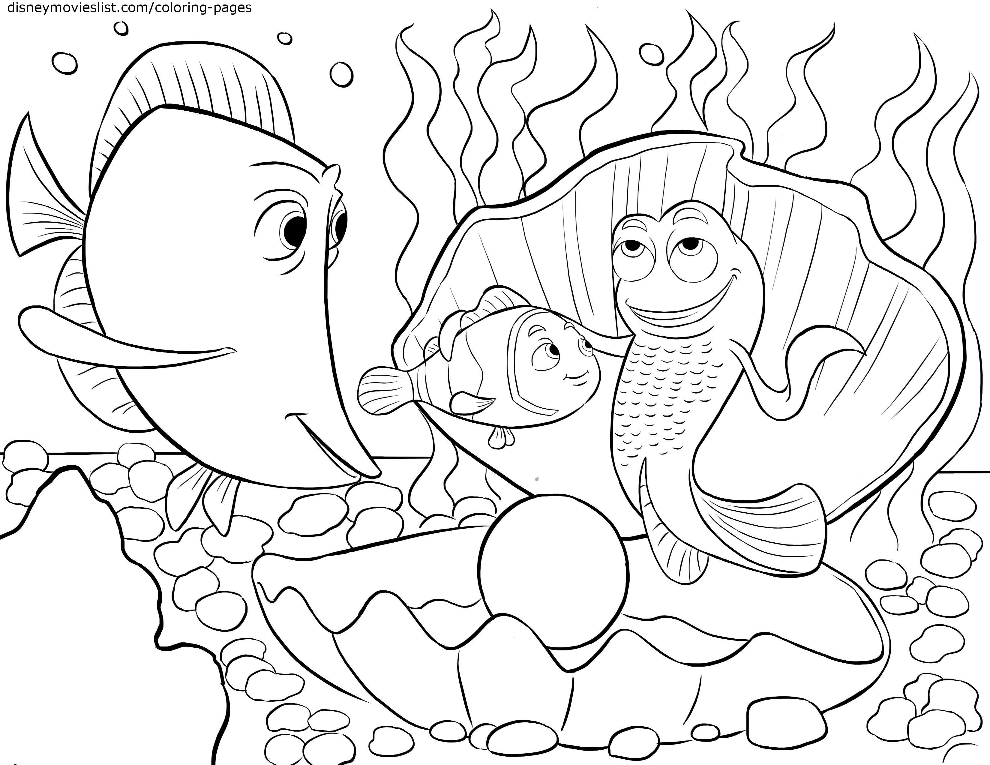Fathers love 15 Nemo Coloring pages Print Color Craft