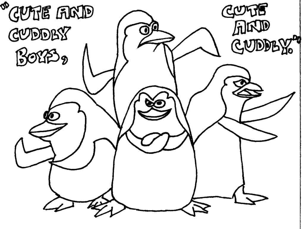madagascar movie coloring pages - photo #41