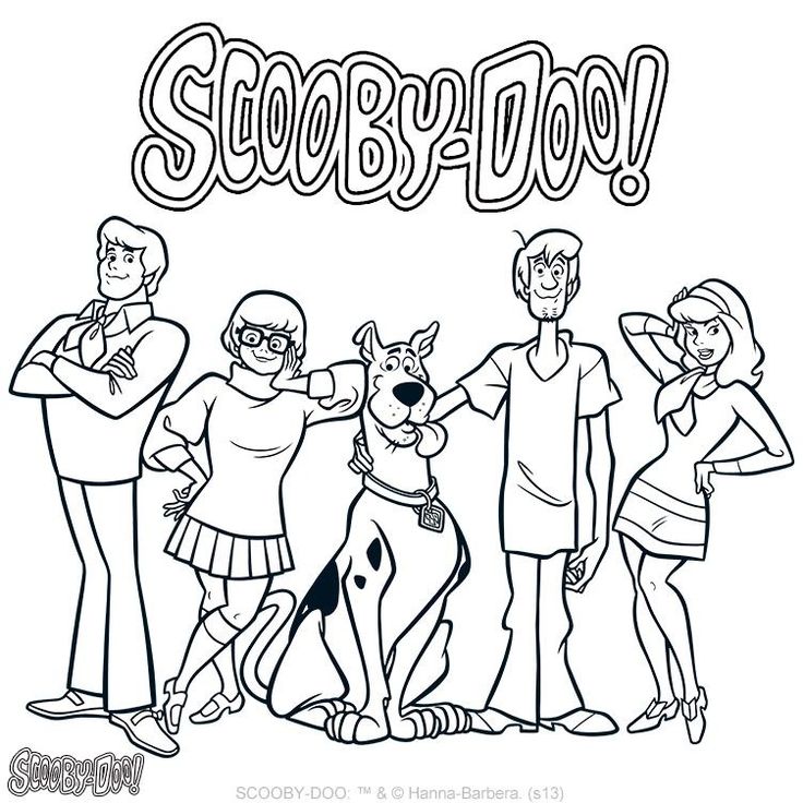 Get ready to freak out 27 Scooby doo coloring pages and pictures