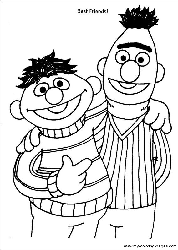 12 sesame street coloring page Print Color Craft