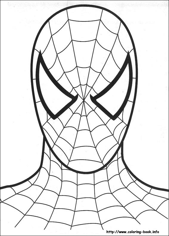12 coloring pictures spiderman Print Color Craft