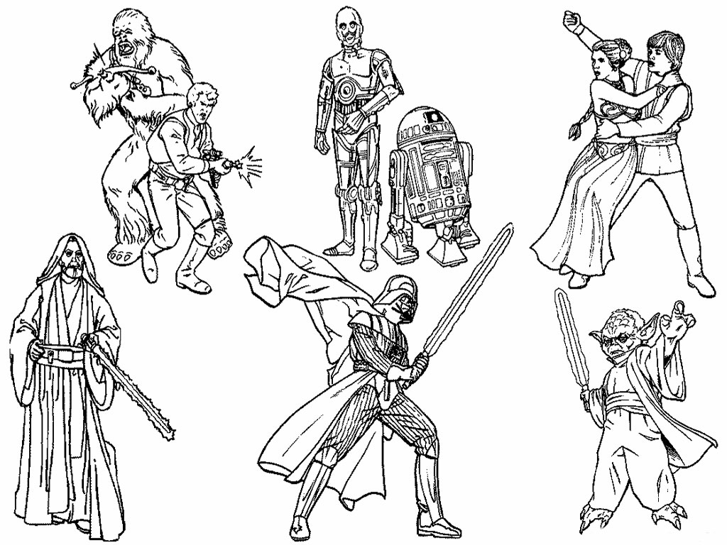 Space travel 14 Star wars coloring pages - Print Color Craft