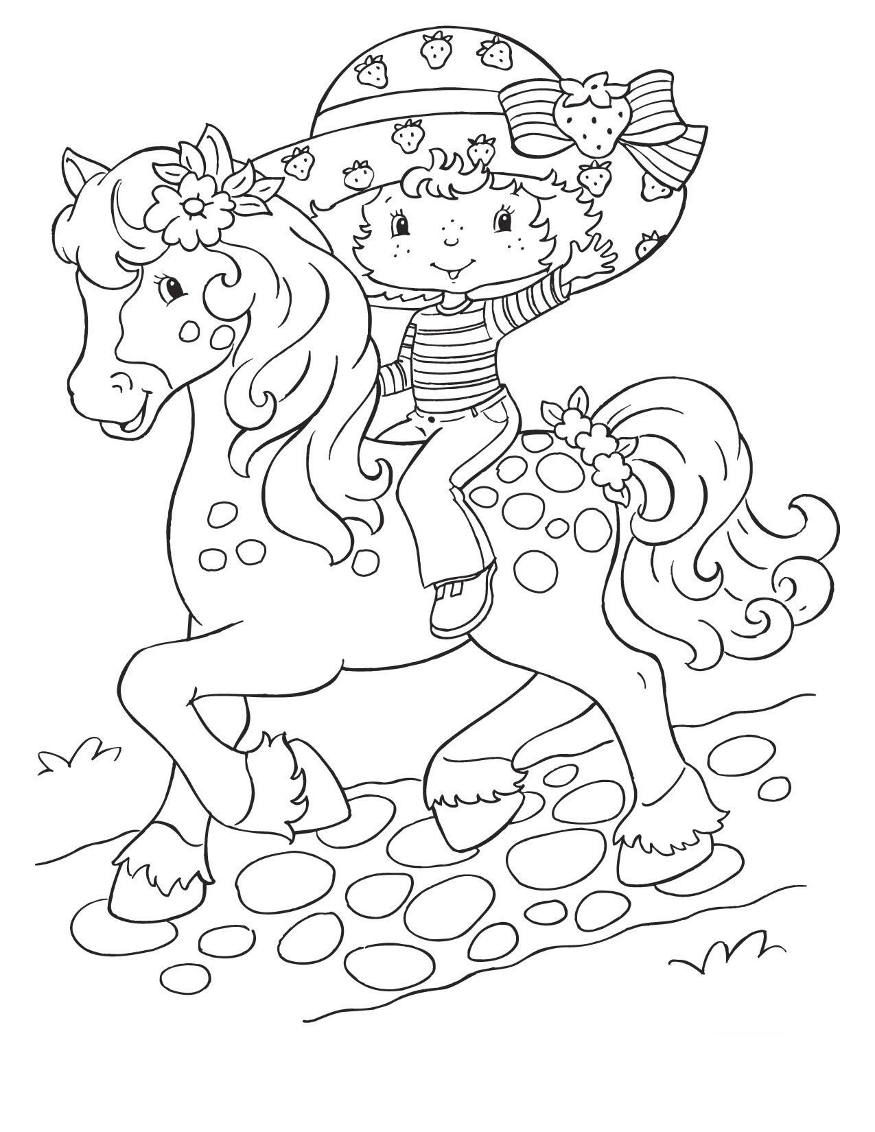 11 strawberry shortcake coloring page to print Print Color Craft