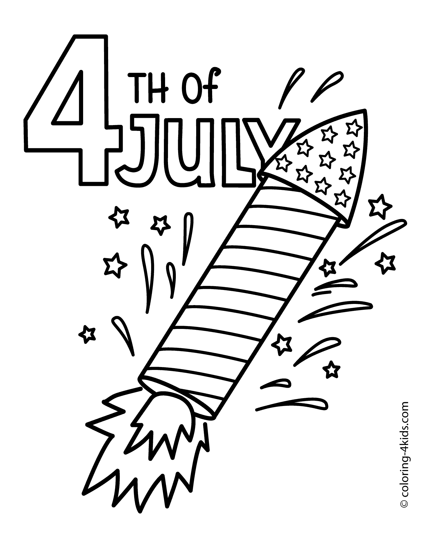 13 independence day coloring pages printable - Print Color Craft