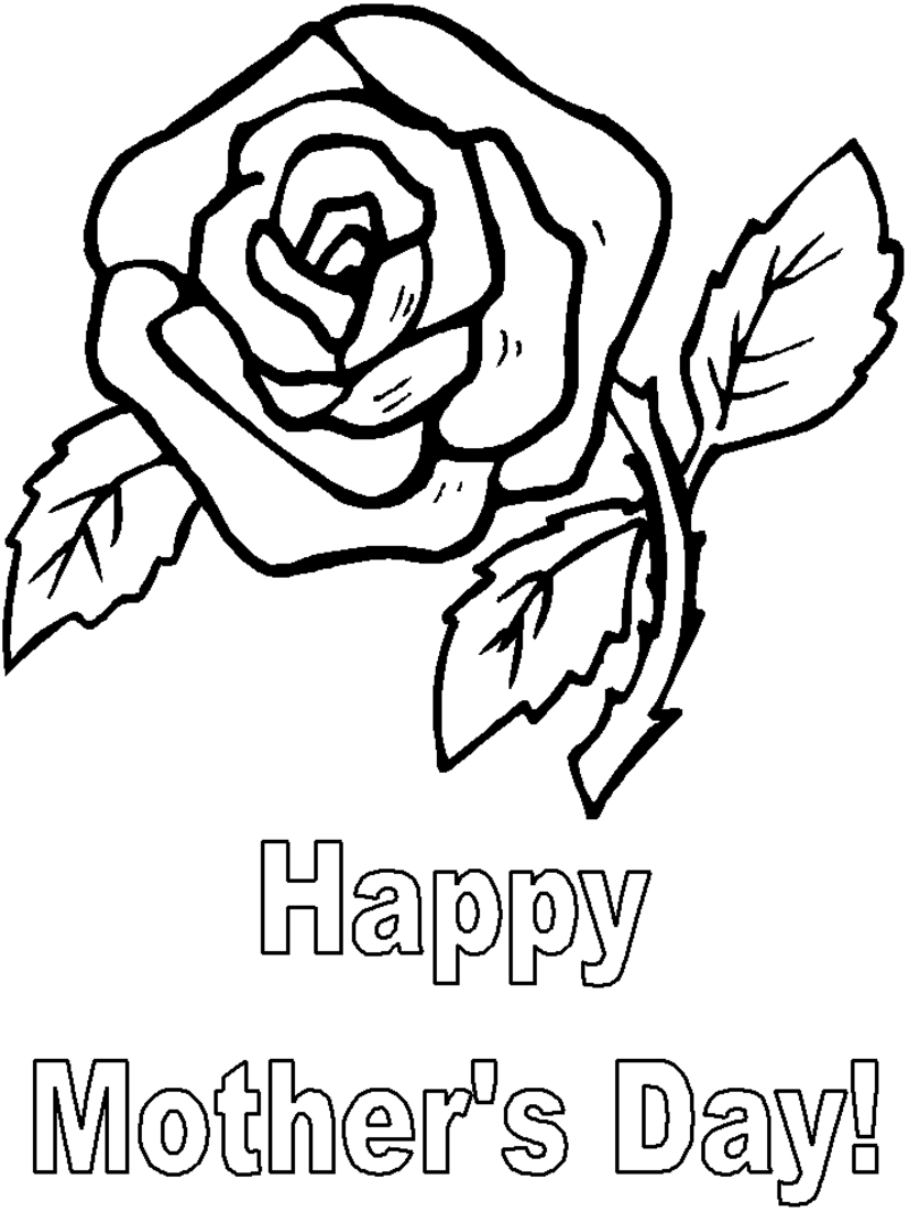 coloring pictures mothers day printable coloring pages