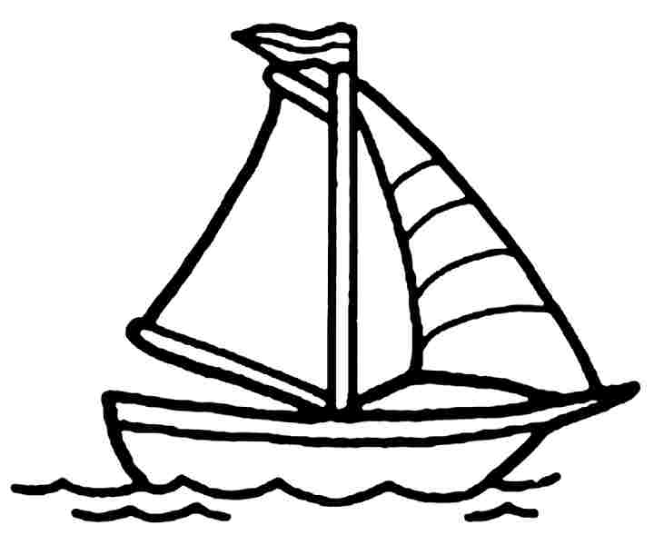 sailboat coloring pages crafts - photo #12