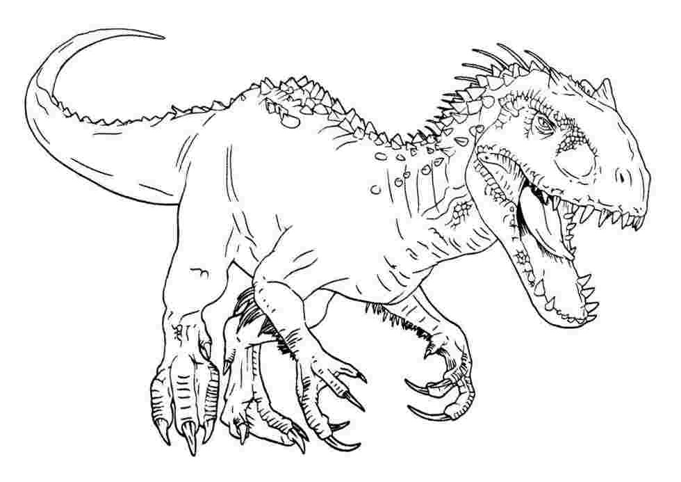 Indominus Rex Coloring Pages Coloring Pages
