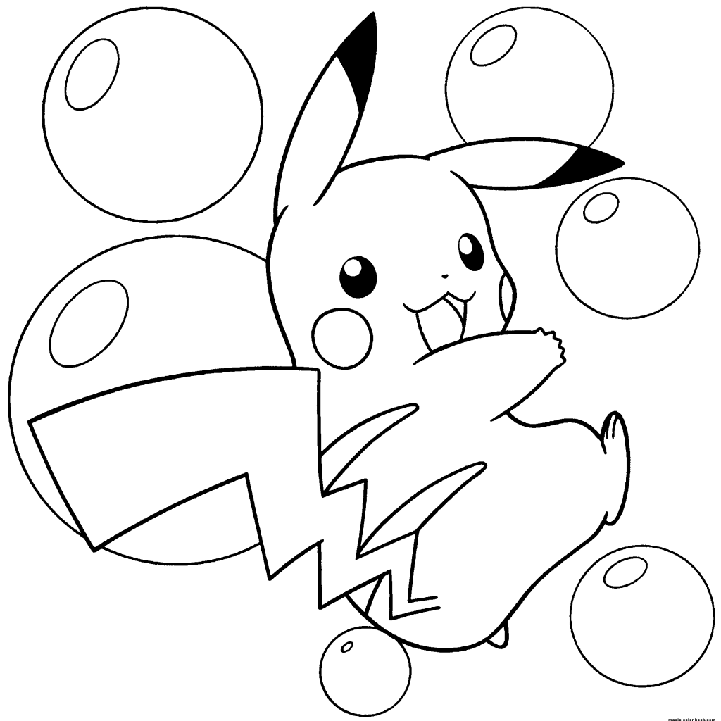 Pikachu Coloring Pages | Print Color Craft