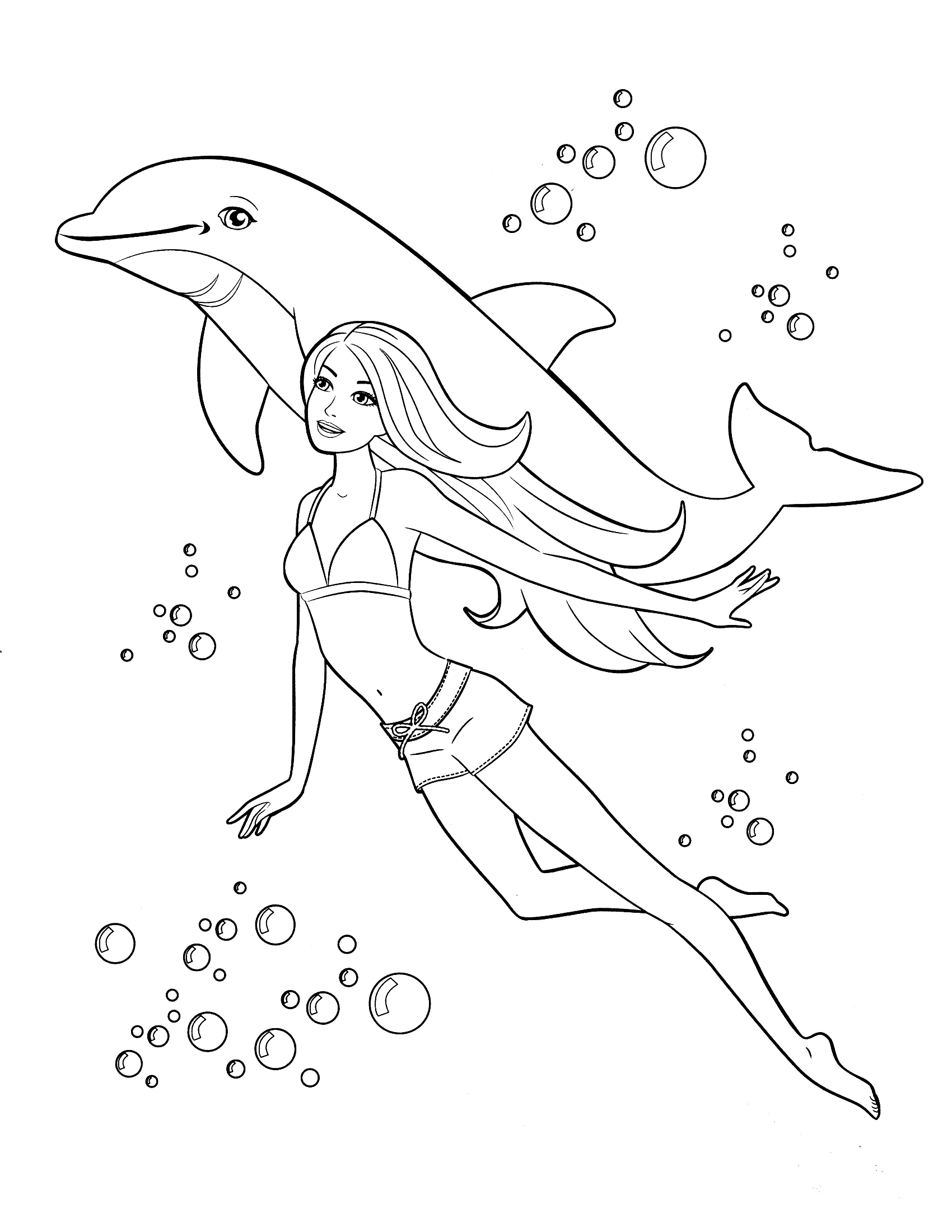 85 Barbie Coloring Pages for Girls Barbie Princess