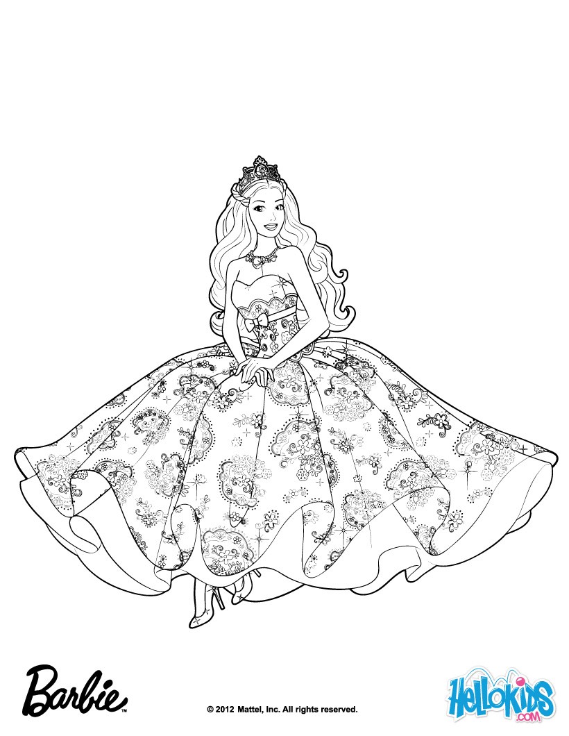 85+ Barbie Coloring Pages for Girls : Barbie Princess , Friends and