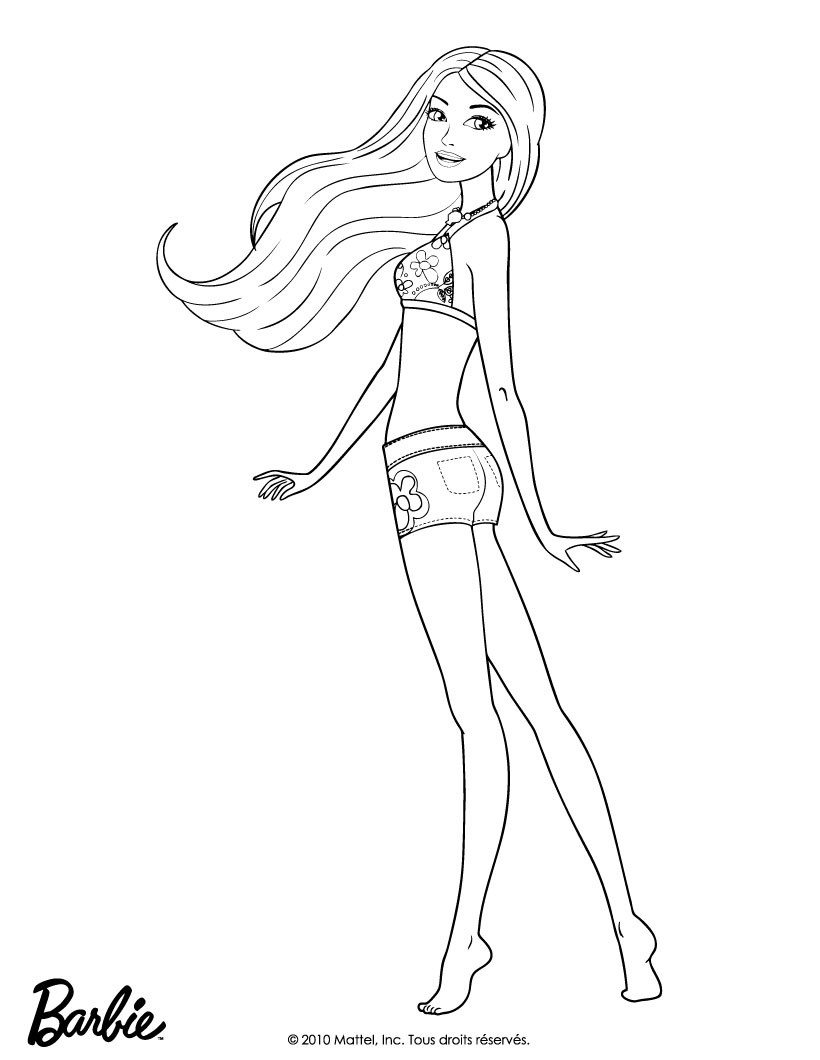 85+ Barbie Coloring Pages for Girls Barbie Princess