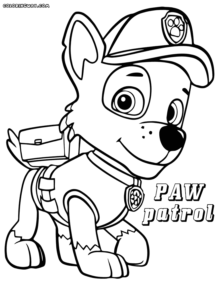 Paw Patrol Coloring Pages Printable