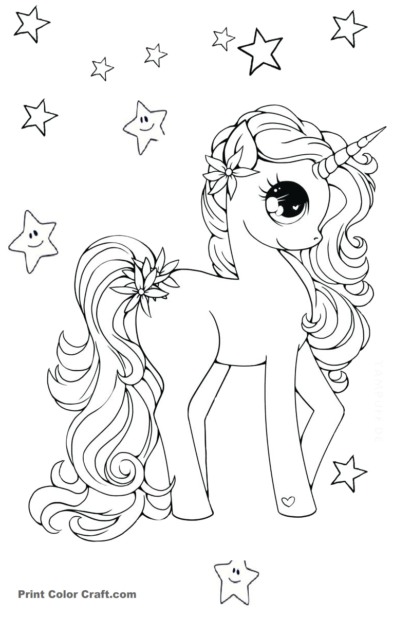 Girly Character Coloring Pages
