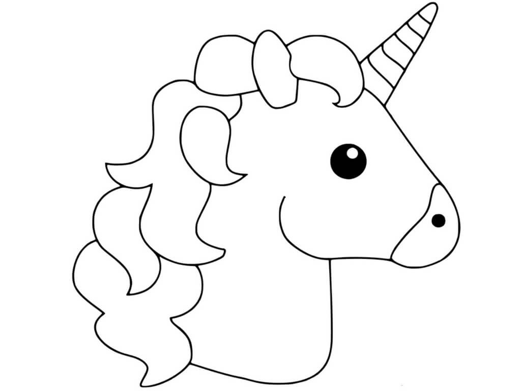 Magical Unicorns Emoji Unicorn Coloring Pages Print