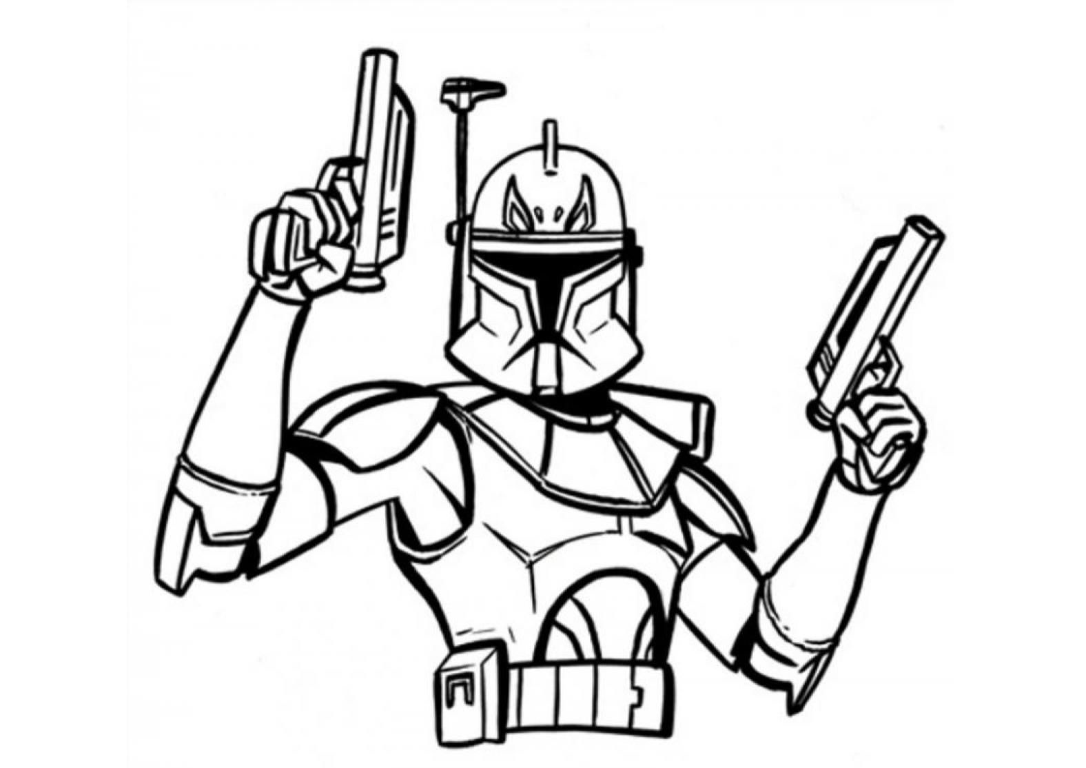 star wars coloring pages captain rex