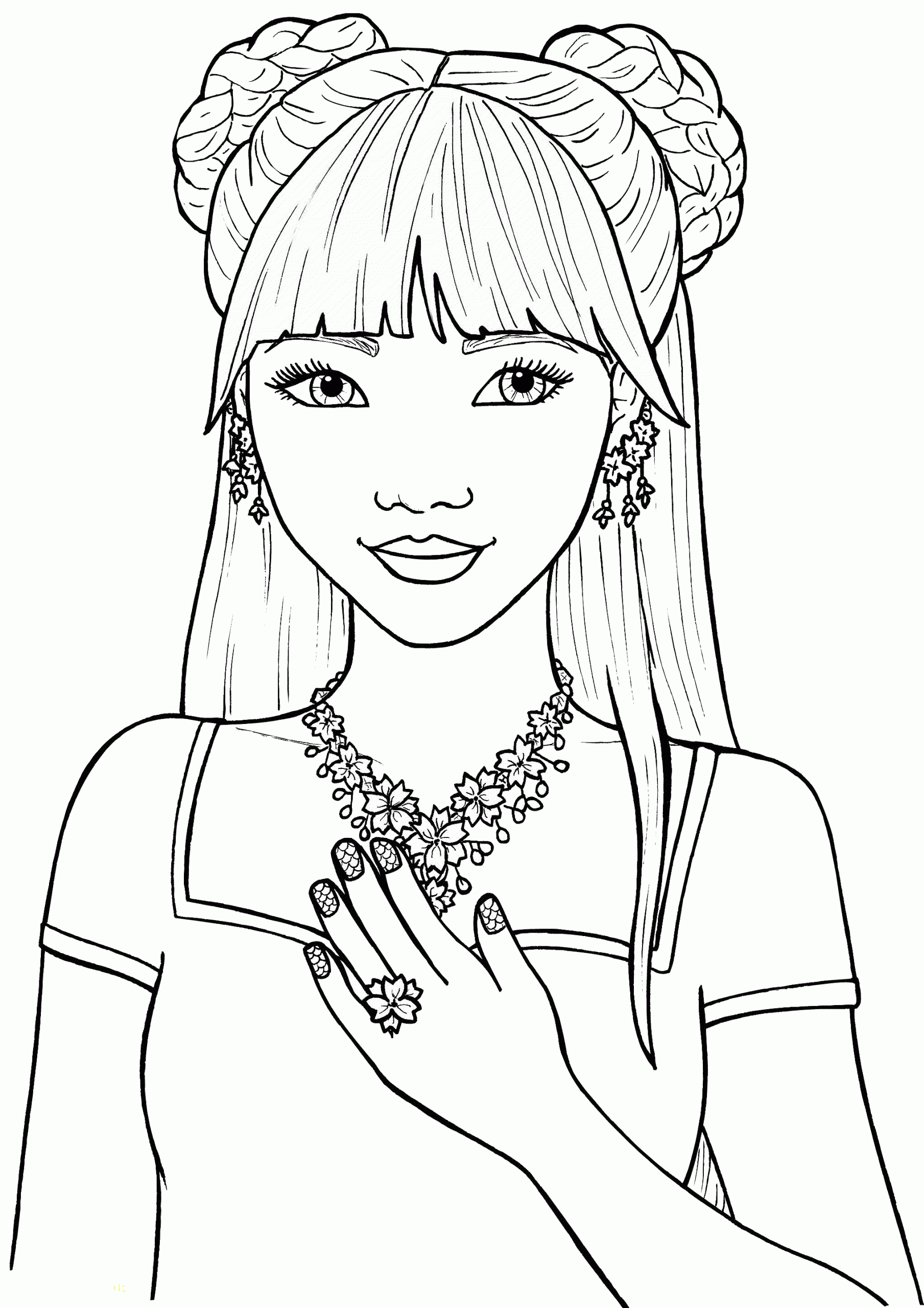 Barbie coloring pages for girls 