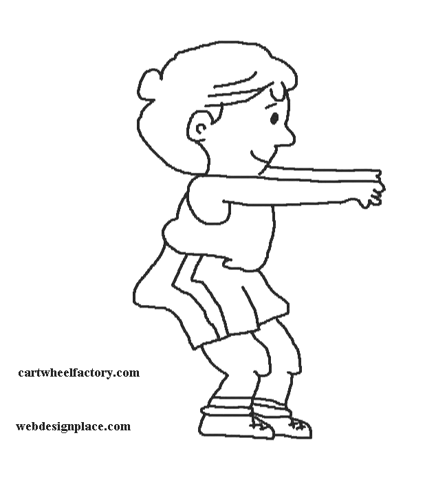 aerobics coloring page,printable,coloring pages