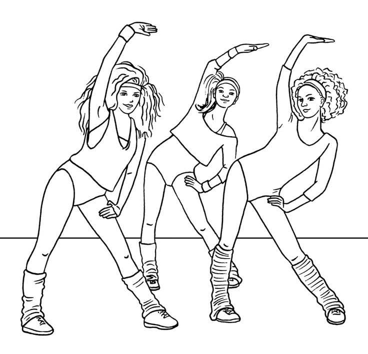 aerobics coloring pages 14,printable,coloring pages