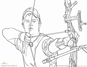 printable archery coloring pages,printable,coloring pages