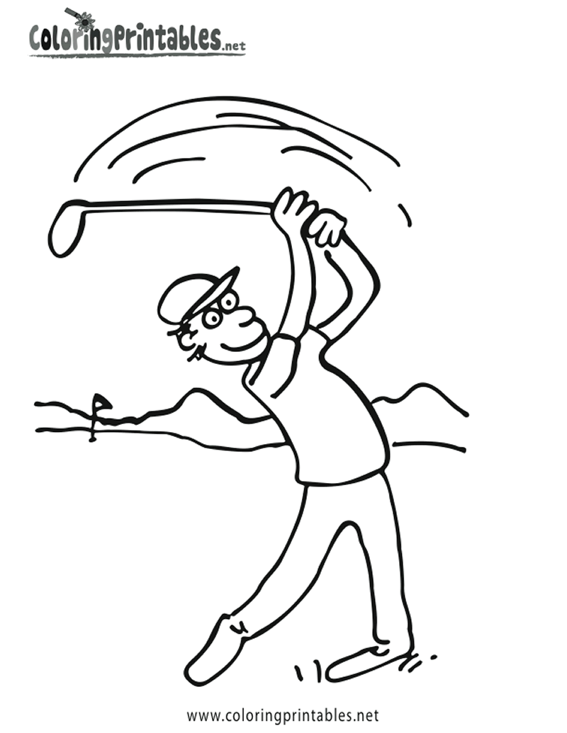 coloring pages of golf,printable,coloring pages