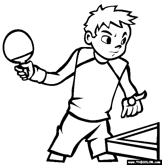 printable table-tennis coloring pages,printable,coloring pages