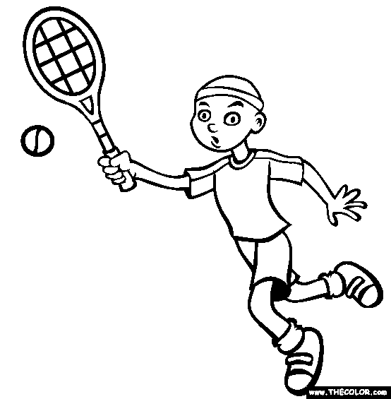 kids coloring pages tennis,printable,coloring pages