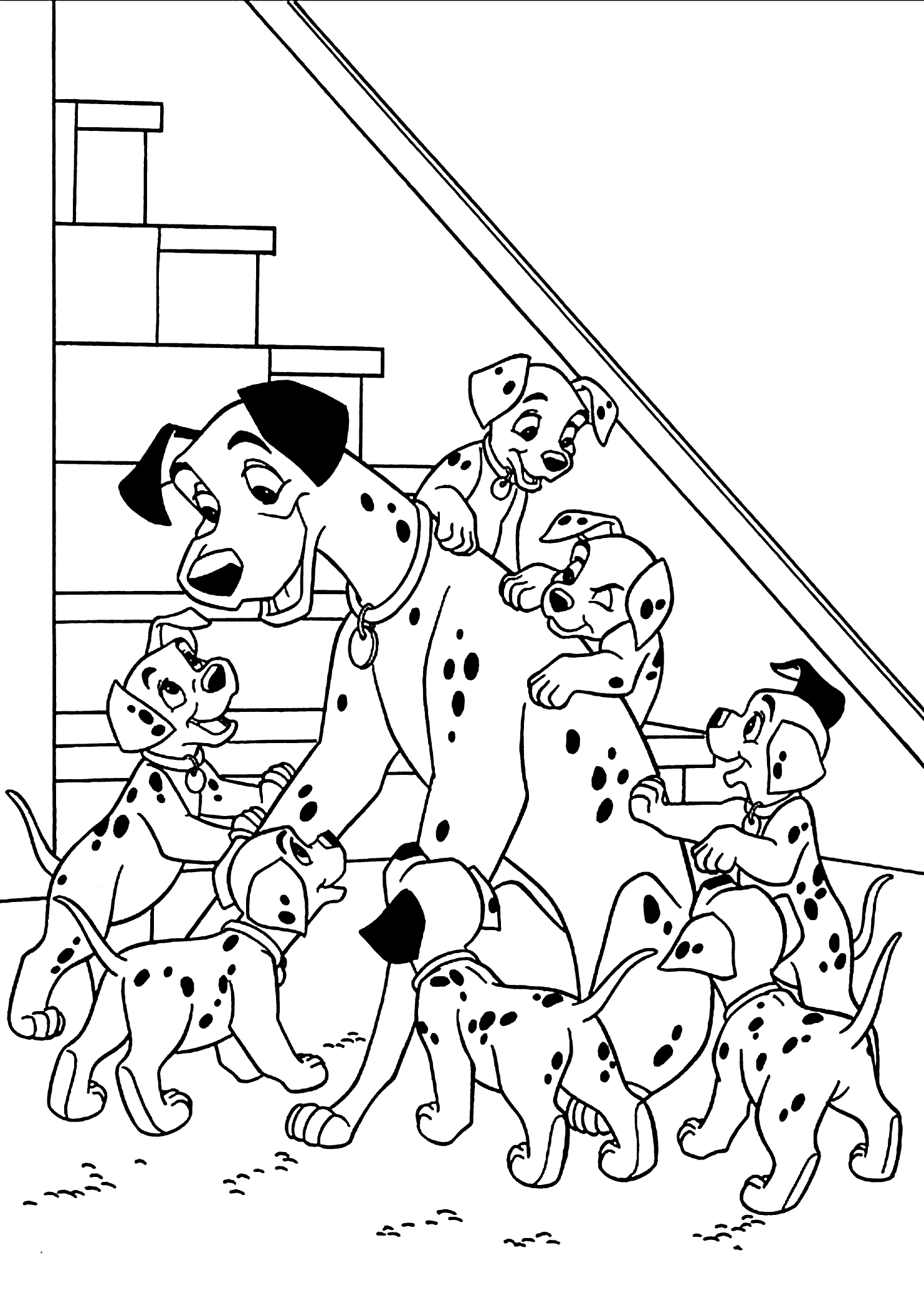 14 101 dalmatians coloring page to print - Print Color Craft